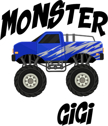 (051-03-B) Monster Truck Family Custom Text