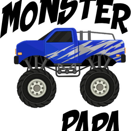 (051-03-B) Monster Truck Family Custom Text