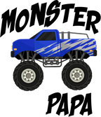(051-03-B) Monster Truck Family Age Custom Text