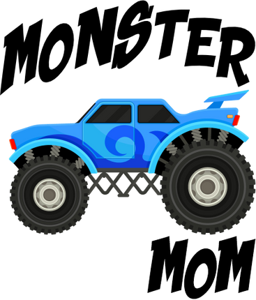 (051-03-B) Monster Truck Family Custom Text