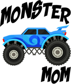 (051-03-B) Monster Truck Family Age Custom Text