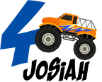 (051-03-B) Monster Truck Age Number Name