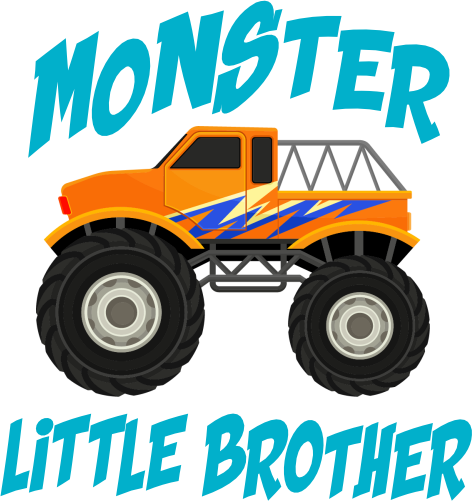 (051-03-B) Monster Truck Family Age Custom Text