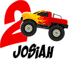 (051-03-B) Monster Truck Age Number Name