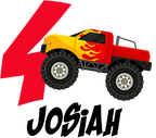 (051-03-B) Monster Truck Age Number Name