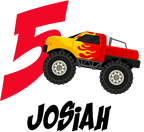 (051-03-B) Monster Truck Age Number Name