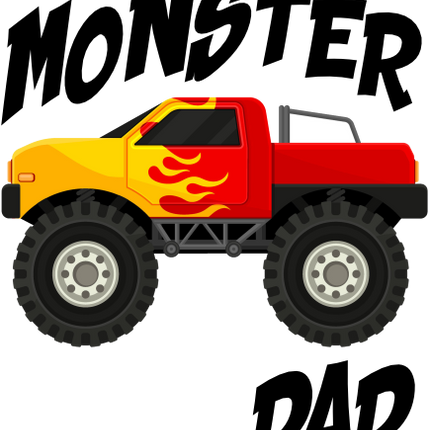 (051-03-B) Monster Truck Family Custom Text