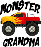 (051-03-B) Monster Truck Family Age Custom Text