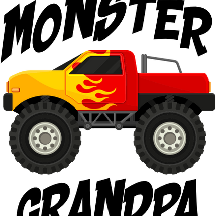 (051-03-B) Monster Truck Family Custom Text