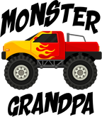 (051-03-B) Monster Truck Family Age Custom Text