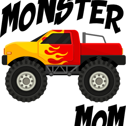 (051-03-B) Monster Truck Family Custom Text