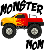 (051-03-B) Monster Truck Family Age Custom Text