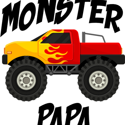 (051-03-B) Monster Truck Family Custom Text