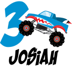 (051-03-B) Monster Truck Age Number Name