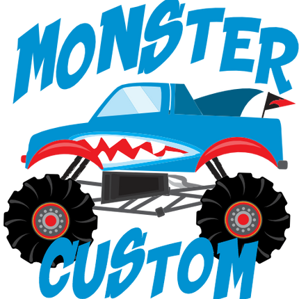 (051-03-B) Monster Truck Family Custom Text