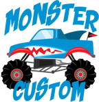 (051-03-B) Monster Truck Family Age Custom Text