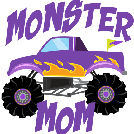 (051-03-B) Monster Truck Family Custom Text