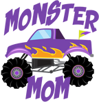 (051-03-B) Monster Truck Family Age Custom Text
