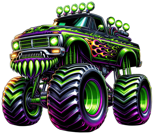 (s051-4-2F) Monster Truck