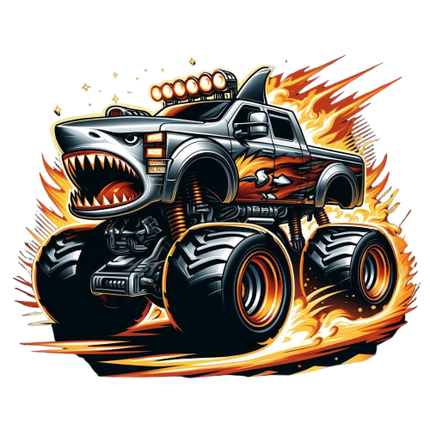 (051-04-1E) Shark Monster Truck