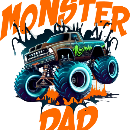 (051-03-B) Monster Truck Family Custom Text