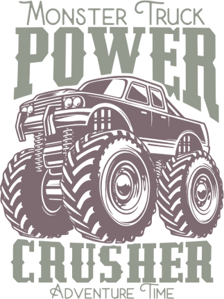 (051-05-2B) Monster Truck Power Crusher Adventure Time