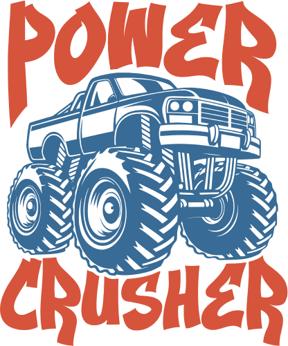 (s051-5-2C) Power Crusher Monster Truck