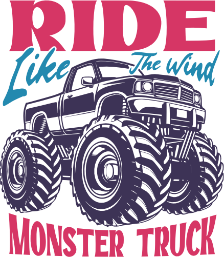 (s051-5-2D) Ride Like the Wind Monster Truck