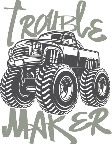 (s051-5-2F) Trouble Maker Monster Truck