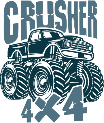 (051-05-1N) Monster Truck Crusher 4x4