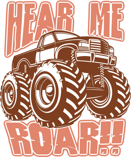 (s051-5-1T) Monster Truck Hear Me Roar!!