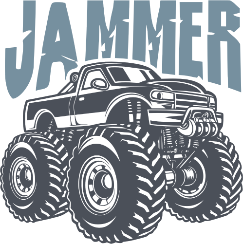 (s051-5-1U) Jammer Monster Truck
