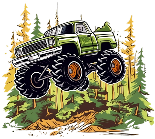 (051-04-2B) Monster Truck