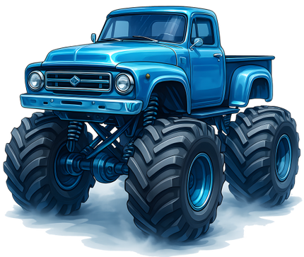 (051-04-1Q) Blue Monster Truck