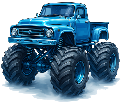 (051-04-1Q) Blue Monster Truck