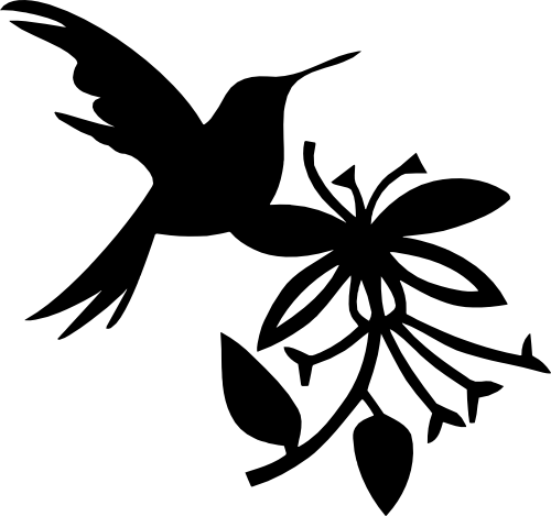 (s052-1-A) Hummingbird Flowers