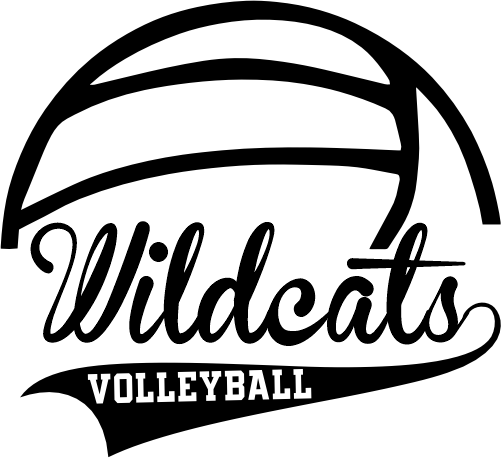 (054-06-1A) Wildcats Volleyball Iron-On Transfer