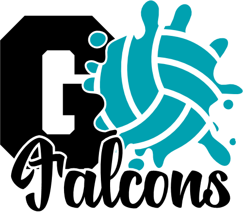 (054-06-1H) Go Falcons Volleyball Custom Iron-On Transfer