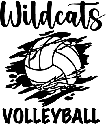 (s054-8C) Volleyball Team Name Family or Custom Text Custom Text