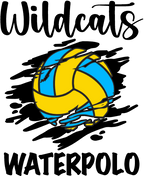 (s054-8D) Water Polo Team Name Family or Custom Text Custom Text