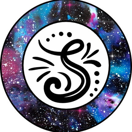 (s215-2-P6001) Circle Monogram Galaxy Frame