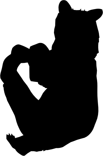 (s006-1-1Q) Bear Silhouette