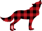 (s006-1-I) Wolf Red, Green, Blue White Black Buffalo Plaid