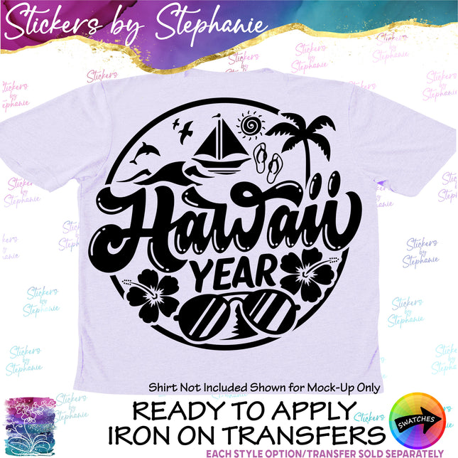 (s6-03-025) Hawaii Iron-On Transfer