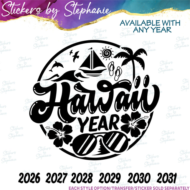 (s6-03-025) Hawaii Iron-On Transfer