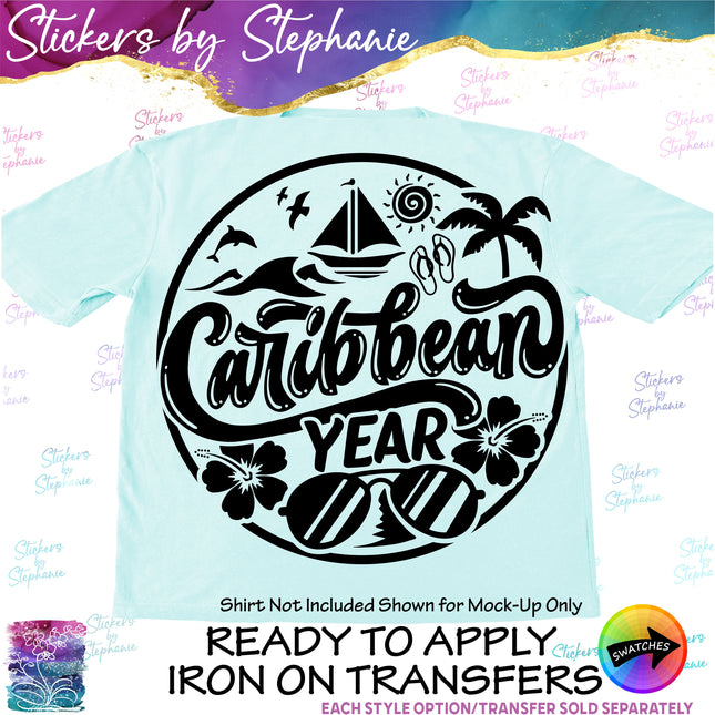 (s6-03-027) Caribbean Iron-On Transfer