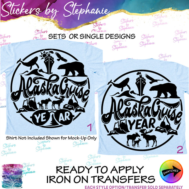(s6-03-007) Alaska Cruise Iron-On Transfer