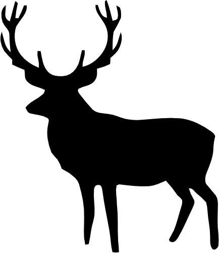 (s006-3-C) Elk Silhouette