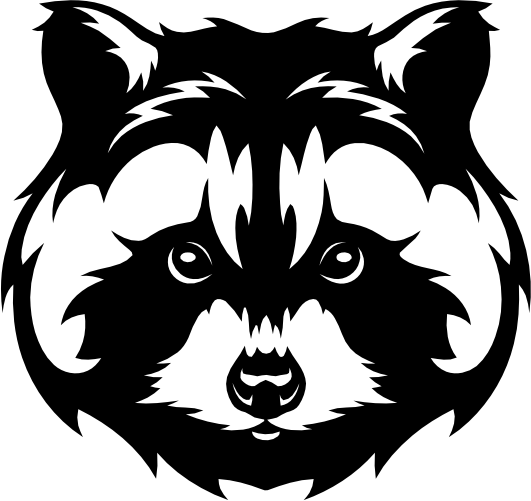 (s006-5-I) Racoon Face