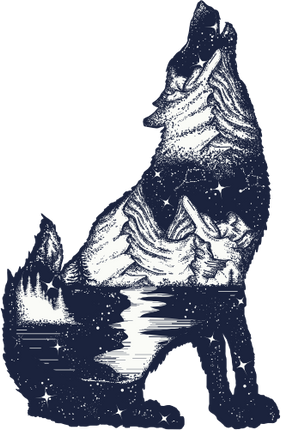 (s006-6-D) Double Exposure Bear